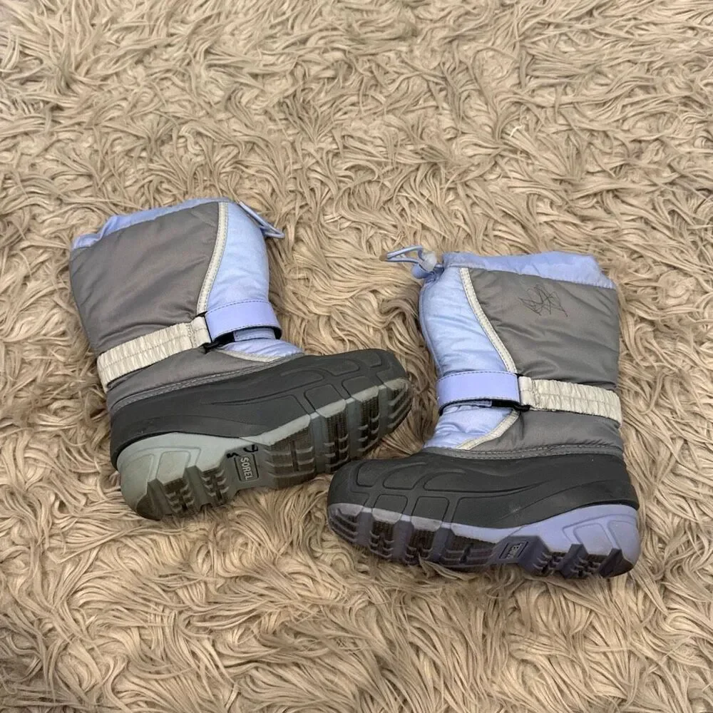 Sorel kids waterproof flurry snow boots size 13